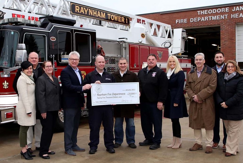 Image of Raynham Fire Department with check