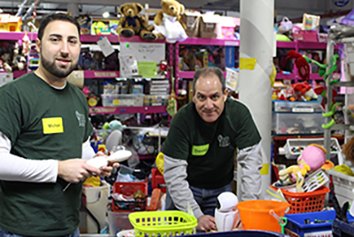 image of volunteers working at Gifts to Give