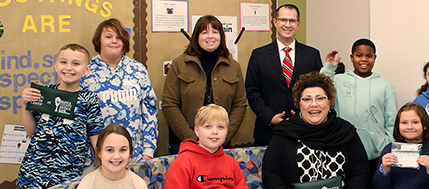 image of students from Mulcahey Elementary School