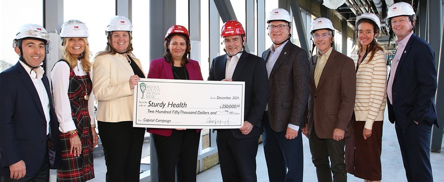 Bristol County Savings Bank Commits A $250,000 Grant To Sturdy Health
