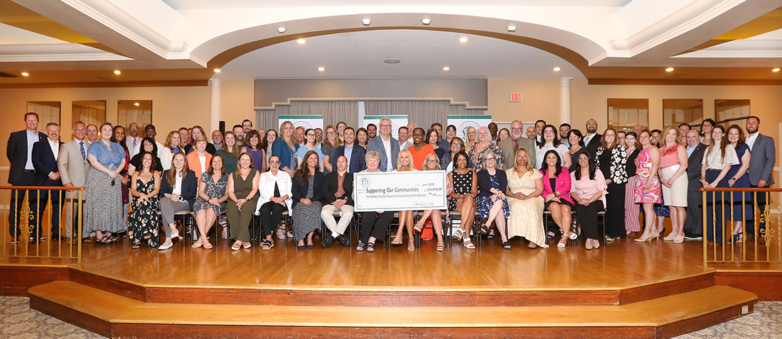 BCSCF check presentation of $531,975 for Supporting Our Communities
