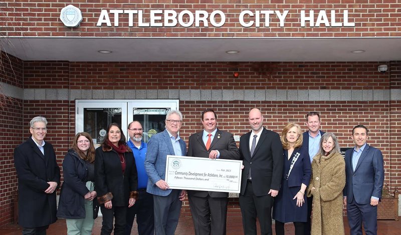 Bristol County Savings Bank Awards $15,000 Grant to Community Development of Attleboro - Winter Night Festival