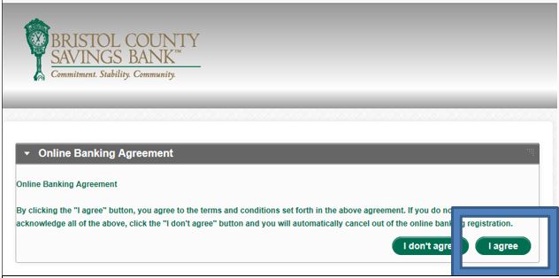 online banking agreement
