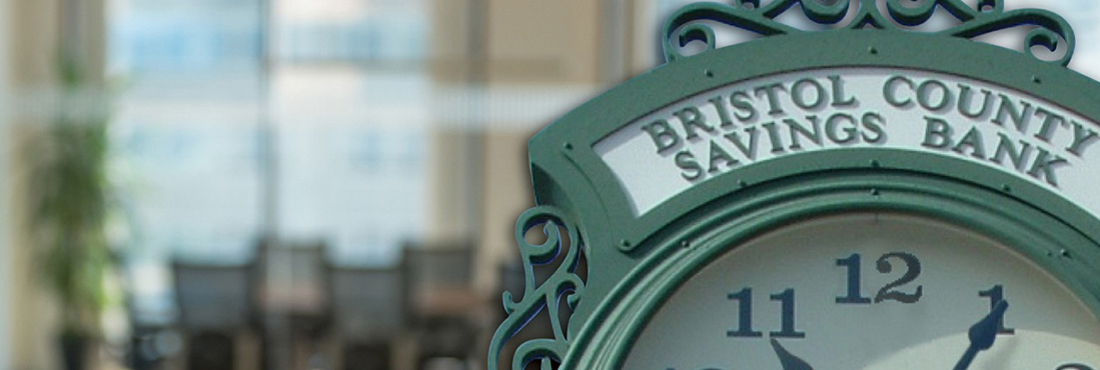 Bristol County Savings Bank clock